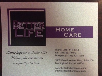Better Life Home Care & Therapeutic Massage
