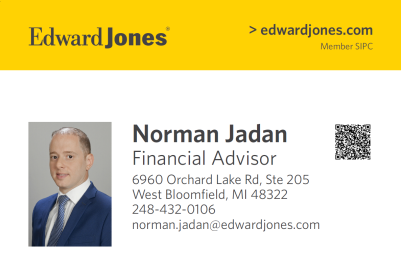 Edward Jones - Financial Advisor: Norman Jadan Edward Jones - Financial Advisor: Norman Jadan